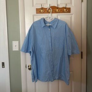 Anthropologie Light Blue Shirt